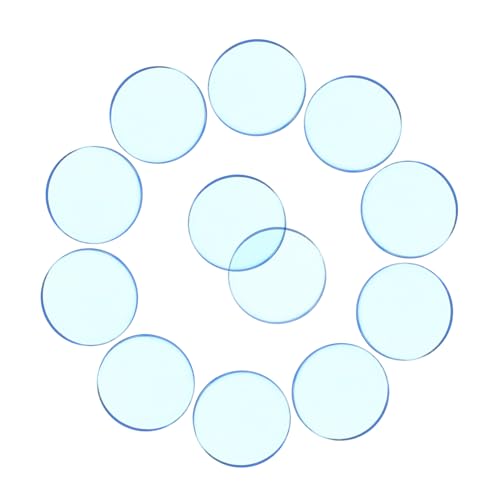 ifundom 100 Stück Transparente Plastik Bingo Chips Zählchips für Spiel Lernzähler für Mathematikunterricht Vielseitige Party und Spielmarkierer Robust und Augenfällig Teiliges von ifundom