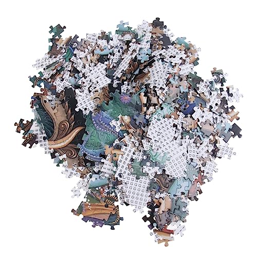 ifundom 1000 Stück Zwölf Konstellationen 1000 Teile Puzzle Plane Puzzle Chinese Zodiac Tierkreiszeichen Spielzeug Rätsel für Erwachsene Puzzle für Erwachsene Sternbild Puzzle Erwachsener von ifundom