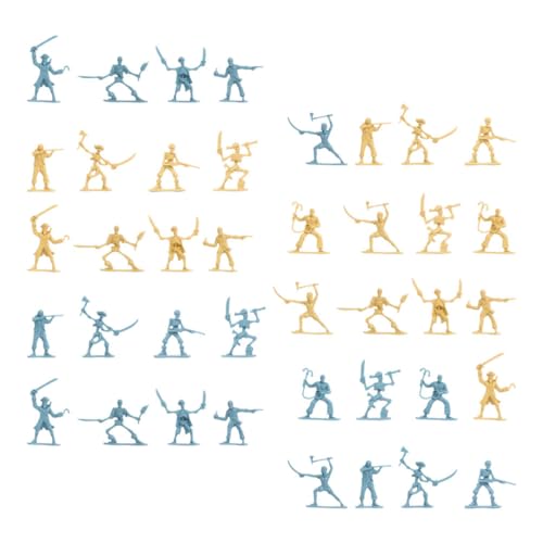 ifundom Piratenzubehör Für Jungen 100 Stück Miniatur-menschenmodelle Mini-soldatenfiguren Piratendekorationen Spielzeugfiguren Zum Dekorieren von ifundom