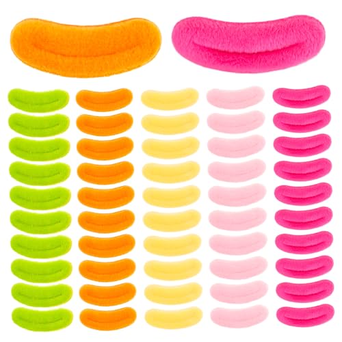 ifundom 100st Wurstmaul-plüschtier Puppen Reparieren Puppenpuppen Make-up-Schwamm Serviettengeschirr Kit-Puppen Reptilientankdekoration Stoffpuppen Cartoon-Puppen Bastelbedarf Puppen von ifundom