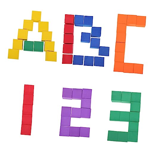 ifundom 102 Stück Geometrische Blockwürfel für Vorschulkinder Lernspielzeug Mathematik und Farbenfrohes Eva Bausteinset für Kreative Aktivitäten und Farbverständnis ifundom 102 Stück Geometrische Blockwürfel für Vorschulkinder Lernspielzeug Mathematik und Farbenfrohes Eva Bausteinset für Kreative Aktivitäten und Farbverständnis von ifundom