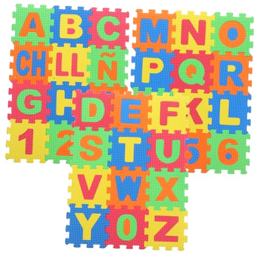 ifundom 108 STK Puzzle-Letter-Matte-Puzzle bodenmatte kinderzimmer spielmatte kinderzimmer Babyspielmatten für den Boden Schaumstoff-Spielmatte Rätsel Bodenmatte mit spanischen Buchstaben von ifundom