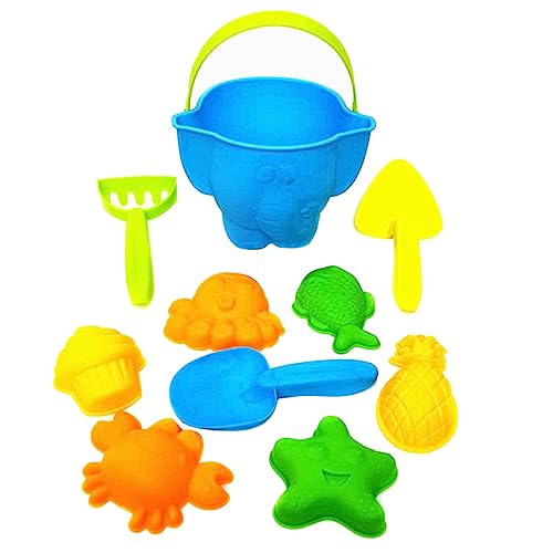 ifundom Strandspielzeug-Set Für Jungen Und Mädchen 10-teilig Strandspielset Eimer Und Werkzeuge Sandspielzeug Für Kleinkinder Und Kinder ifundom Strandspielzeug-Set Für Jungen Und Mädchen 10-teilig Strandspielset Eimer Und Werkzeuge Sandspielzeug Für Kleinkinder Und Kinder von ifundom