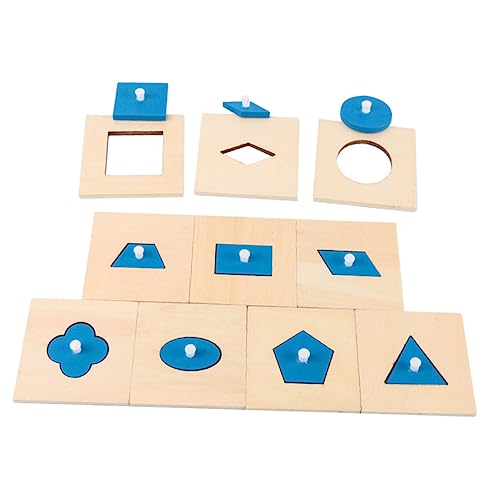 ifundom 10St Geometrietafel holzspielzeug für Toys for Kindergeometrie Toys pädagogisches sensorische Wahrnehmungsspielzeuge hölzern ifundom 10St Geometrietafel holzspielzeug für Toys for Kindergeometrie Toys pädagogisches sensorische Wahrnehmungsspielzeuge hölzern von ifundom