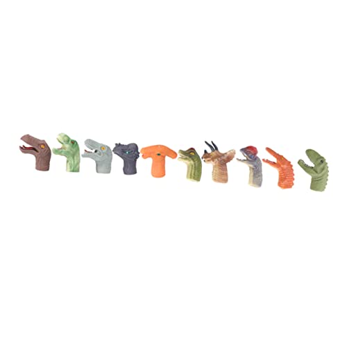 ifundom 10St Puppen Lernspielzeug saurier Spielzeug Dinosaur Toys kleine Fingerpuppen Dinosaurier-Handpuppen Spielzeuge puppentrage Lernspielzeug für Kinder Mini-Dinosaurier-Modell Tier von ifundom
