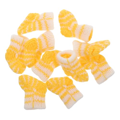 ifundom Miniatur Puppenhaus Gestrickte Socken Puppenhaus Miniaturen Zubehör Set Für Spielen ifundom Miniatur Puppenhaus Gestrickte Socken Puppenhaus Miniaturen Zubehör Set Für Spielen von ifundom