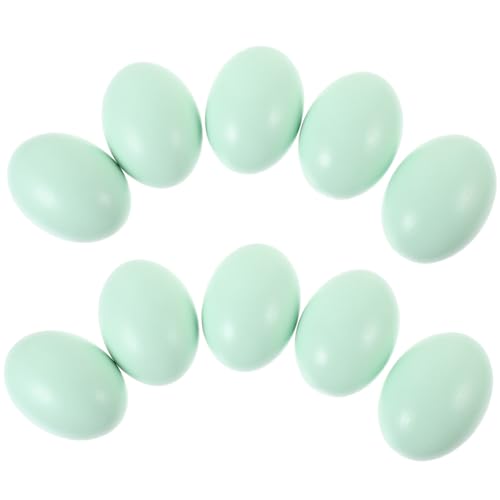 ifundom 10St Simuliertes Ei-DIY-Kinderspielzeug Eier Hühnerdekor Nistkästen so tun, als ob wäre Hühnerei teigroller Ostern Easter Eggs Holzhandwerk Party-Ei-Dekorationen Green ifundom 10St Simuliertes Ei-DIY-Kinderspielzeug Eier Hühnerdekor Nistkästen so tun, als ob wäre Hühnerei teigroller Ostern Easter Eggs Holzhandwerk Party-Ei-Dekorationen Green von ifundom