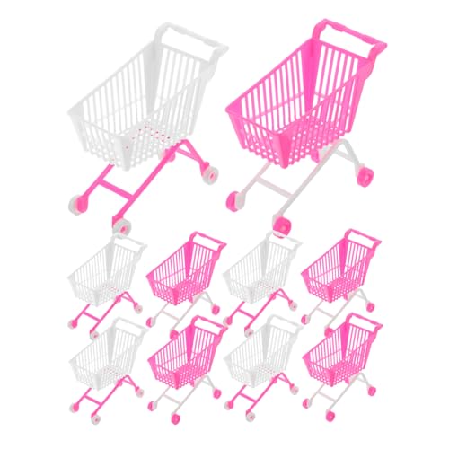 ifundom Mini-einkaufswagen Für Kinder Miniatur-einkaufswagen Baby-einkaufswagen Realistische Puppenmöbel Aus Kunststoff ifundom Mini-einkaufswagen Für Kinder Miniatur-einkaufswagen Baby-einkaufswagen Realistische Puppenmöbel Aus Kunststoff von ifundom