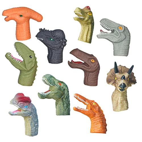 ifundom Dinosaurier-Spielzeug Für Jungen/mädchen – 10 Fingerpuppen Spielzeug Sicher Und Für Die Vorschule von ifundom