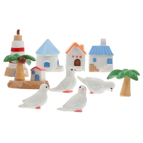 ifundom 10Stücke Hausornament Teiliges Mini Stranddeko Zubehör für Puppenhaus und Mikrolandschaften Kreative Realistische Figuren für Stilvolle Inneneinrichtungen und Garten ifundom 10Stücke Hausornament Teiliges Mini Stranddeko Zubehör für Puppenhaus und Mikrolandschaften Kreative Realistische Figuren für Stilvolle Inneneinrichtungen und Garten von ifundom
