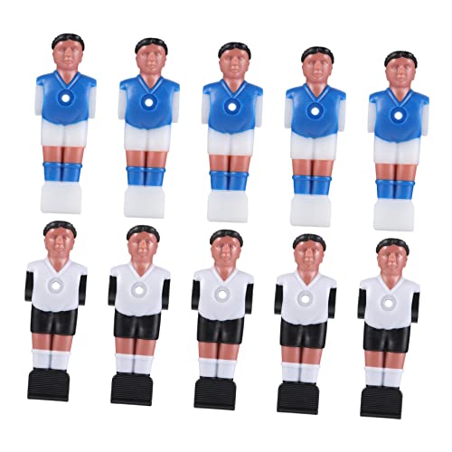ifundom 10 Stück Tischfußball Spieler Zubehör Tischfußball Spielzeug Langlebige Ersatzspieler für Tischfußballmaschinen Einfache Installation Professionelles Design von ifundom