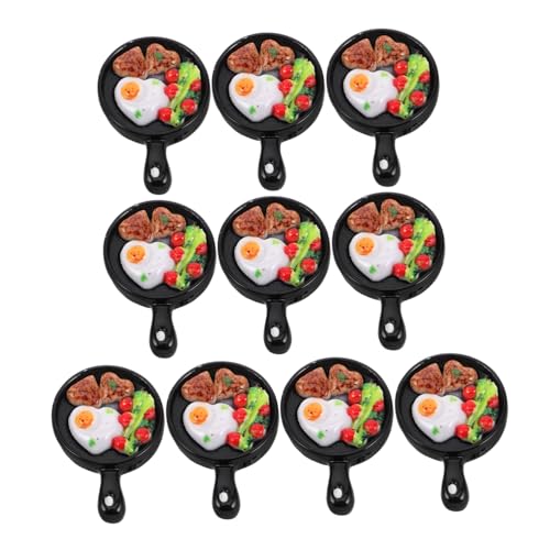 ifundom 10st Bratpfannen-frühstücksspielzeug -kochpfanne Spiegelei-Puppe Essensrequisiten -Wok-pfanne Realistisches Spiegelei Falsches Spiegelei Puppenhausessen Plastik ifundom 10st Bratpfannen-frühstücksspielzeug -kochpfanne Spiegelei-Puppe Essensrequisiten -Wok-pfanne Realistisches Spiegelei Falsches Spiegelei Puppenhausessen Plastik von ifundom