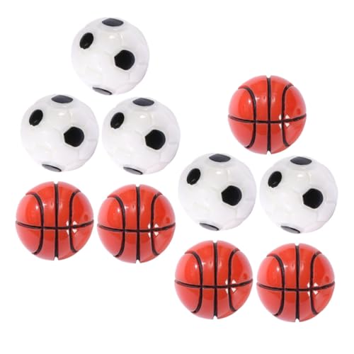 ifundom Realistisches Set 10 Stück Miniatur-fußball-Basketball Für Bonsai-Layout- von ifundom