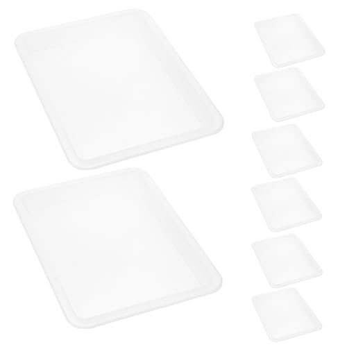 ifundom 10st Spielzeugtablett Aktivitäts-Organizer-tablett Für DIY-projekte Basteltablett Zum Malen Serviertablett Für Aktivitätsorganisatoren Kunsttablett Zum Basteln Maltablett Plastik von ifundom