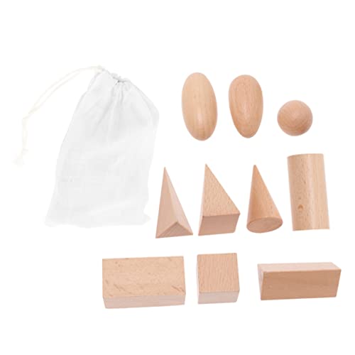 ifundom 11 Stück Teiliges Montessori Lernspielzeug Set Holzspielzeug für Vorschulkinder Mathematik Symmetrie mit Praktischer Aufbewahrungstasche Fördert Kreativität und Motorische von ifundom
