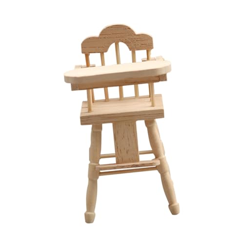 ifundom Mini-hochstuhl Im Maßstab 112 Für Puppenhaus Handgemachter Spielzeug-hochstuhl Aus Holz Dekorative Kindermöbel ifundom Mini-hochstuhl Im Maßstab 112 Für Puppenhaus Handgemachter Spielzeug-hochstuhl Aus Holz Dekorative Kindermöbel von ifundom