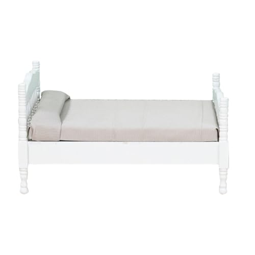 ifundom Puppenhaus Zubehör Puppenhaus 12 Maßstab Doppelbett Aus Dekoratives Schlafzimmer Zubehör Für Puppenmöbel Und Ideal Für Miniatur Spielszene ifundom Puppenhaus Zubehör Puppenhaus 12 Maßstab Doppelbett Aus Dekoratives Schlafzimmer Zubehör Für Puppenmöbel Und Ideal Für Miniatur Spielszene von ifundom