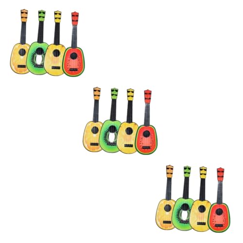 ifundom 12 STK Gitarren-Ukulele-Spielzeug Ukulele Zubehör Musikinstrumente, Spielzeug Starter-Ukulele Gitarre Für Anfänger Gitarrenspielzeug Spielzeuge Kleine Gitarre Mini Kind von ifundom