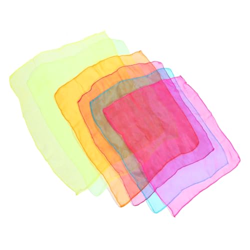 ifundom 12 Stück Aufblasbare Tanzschals Für Leuchtstäbe Pipette Tanzschals Requisiten Aufblasbare Gitarrenschals Für Spieltanzbänder Für Jonglieren Halloween 100% Nylon von ifundom
