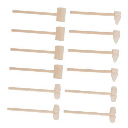 ifundom 12 Stück Hammer Babyspielzeug für kinderspielzeug für Kid Toys Toys kindergeschenke Mini-Beat- Holzschlagspielzeug Lotusbaum Khaki ifundom 12 Stück Hammer Babyspielzeug für kinderspielzeug für Kid Toys Toys kindergeschenke Mini-Beat- Holzschlagspielzeug Lotusbaum Khaki von ifundom