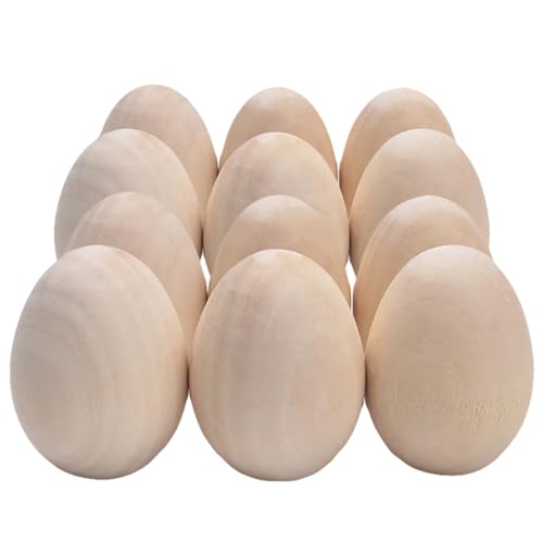ifundom 12 Stücke Holz Eier Für Kinder Ostern Pädagogisches Spielzeug Gefälschte Eier Kinder Spielzeug Graffiti Eier ifundom 12 Stücke Holz Eier Für Kinder Ostern Pädagogisches Spielzeug Gefälschte Eier Kinder Spielzeug Graffiti Eier von ifundom