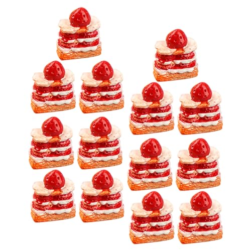 ifundom 12pcs Realistische Puppenhaus Miniatur Kuchen Simulierte Dessert Modelle Mini Küche Szene Decor von ifundom