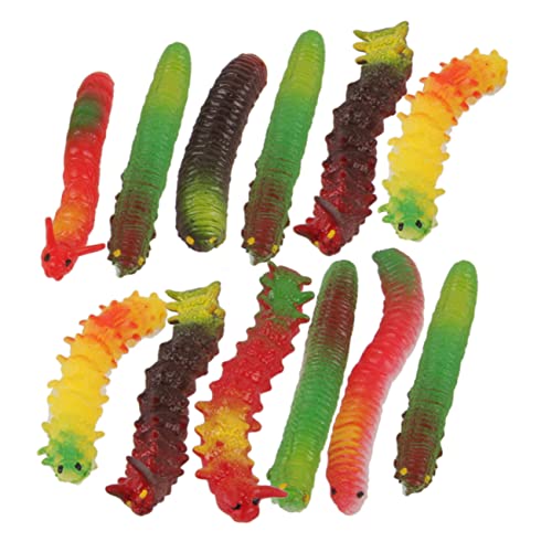 ifundom 12 Stück Künstliche Raupe Witzige Gruselige Spinne Streich Verrückt Halloween Gummibonbons Fehlerkiller Gummiartig Raupenmodell Simulierter Wurm Gefälschte Raupe Plastik ifundom 12 Stück Künstliche Raupe Witzige Gruselige Spinne Streich Verrückt Halloween Gummibonbons Fehlerkiller Gummiartig Raupenmodell Simulierter Wurm Gefälschte Raupe Plastik von ifundom