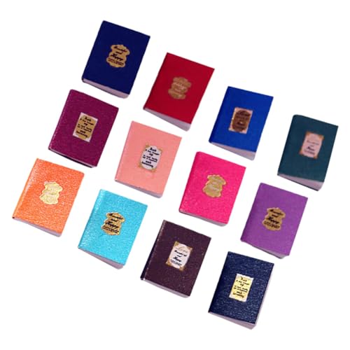 ifundom 12-teiliges Miniatur-bücher-Set – Puppenhaus-buchdekor Hochwertige Mini-bücher Für Das Puppenhaus Ideal Für ifundom 12-teiliges Miniatur-bücher-Set – Puppenhaus-buchdekor Hochwertige Mini-bücher Für Das Puppenhaus Ideal Für von ifundom
