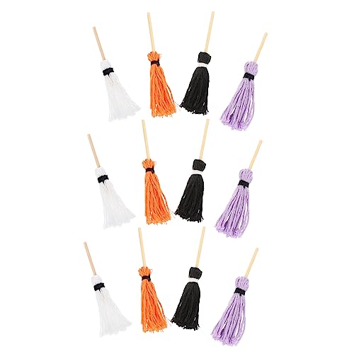 ifundom Puppenhaus Mops Set Miniatur Mops Sicher Glatt Für Spielzeug Vorhanden Mädchen Mini Mopp Ornamente von ifundom
