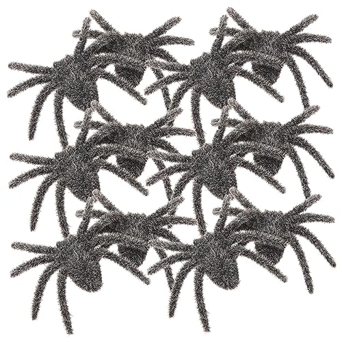ifundom 12 Stück Spinnenrequisiten Halloween Costume Halloween Kleidung Halloween-Spinne Spinnenkillerspray Halloween-Requisiten gefälschte haarige Spinne Plastik Grey ifundom 12 Stück Spinnenrequisiten Halloween Costume Halloween Kleidung Halloween-Spinne Spinnenkillerspray Halloween-Requisiten gefälschte haarige Spinne Plastik Grey von ifundom