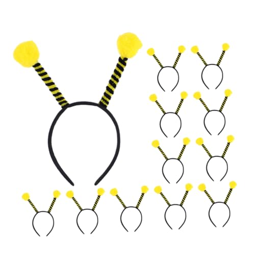 ifundom 12 Stück Teiliges Bienen Haarreif mit Antennen Leichter Verstellbarer Stirnband Kopfschmuck für Erwachsene Geeignet für Karneval Mottopartys Outdoor Aktivitäten und Gruppenevents ifundom 12 Stück Teiliges Bienen Haarreif mit Antennen Leichter Verstellbarer Stirnband Kopfschmuck für Erwachsene Geeignet für Karneval Mottopartys Outdoor Aktivitäten und Gruppenevents von ifundom