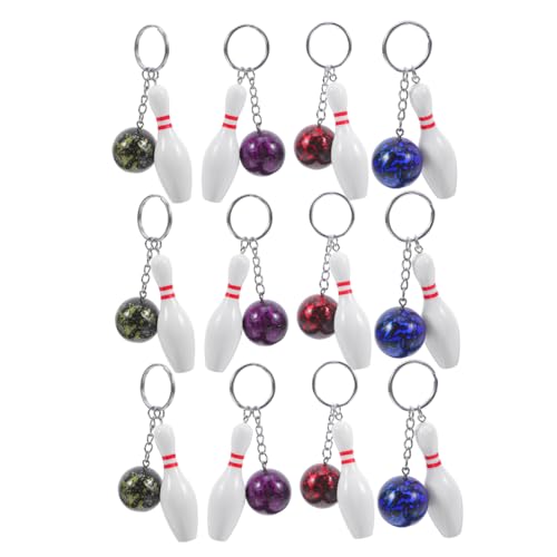 ifundom 12 Stück Teiliges Bowling Schlüsselanhänger Bowling Pendants für Taschen Rucksäcke Kreative Sport Schlüsselanhänger für Geburtstagsfeiern und Besondere Anlässe ifundom 12 Stück Teiliges Bowling Schlüsselanhänger Bowling Pendants für Taschen Rucksäcke Kreative Sport Schlüsselanhänger für Geburtstagsfeiern und Besondere Anlässe von ifundom