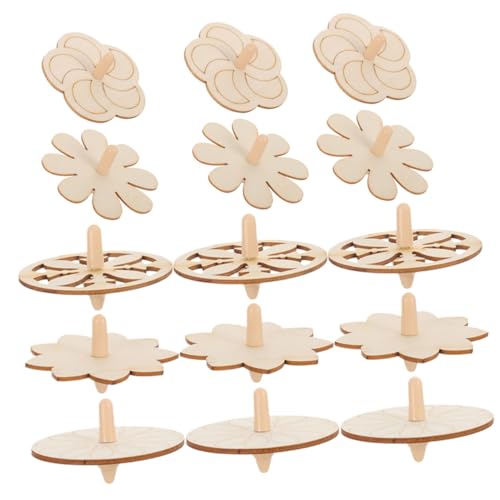 ifundom 12 Stück Teiliges DIY Gyro für Unvollendete Gyro Bastelsets mit Buntem Malzubehör Kreatives Balancierspielzeug für Jungen und Mädchen für Kindergeburtstag und Freizeit ifundom 12 Stück Teiliges DIY Gyro für Unvollendete Gyro Bastelsets mit Buntem Malzubehör Kreatives Balancierspielzeug für Jungen und Mädchen für Kindergeburtstag und Freizeit von ifundom