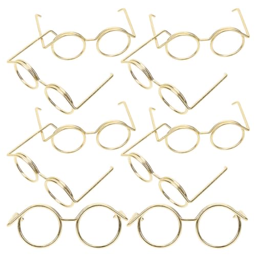 ifundom 12 Stück Teiliges Mini Puppenbrille Metallrahmen ohne Gläser Leichte und Praktische Accessoires für Puppen für Verschiedene Puppenarten zum Verkleiden von Puppen ifundom 12 Stück Teiliges Mini Puppenbrille Metallrahmen ohne Gläser Leichte und Praktische Accessoires für Puppen für Verschiedene Puppenarten zum Verkleiden von Puppen von ifundom