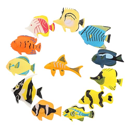 ifundom 12 Stück Teiliges Tropisches Fischspielzeug Set Lebensechte Meeresbewohner Figuren für Aquarien Bunte Miniaturfische aus Sicher für Fische und Pflanzen Deko für ifundom 12 Stück Teiliges Tropisches Fischspielzeug Set Lebensechte Meeresbewohner Figuren für Aquarien Bunte Miniaturfische aus Sicher für Fische und Pflanzen Deko für von ifundom
