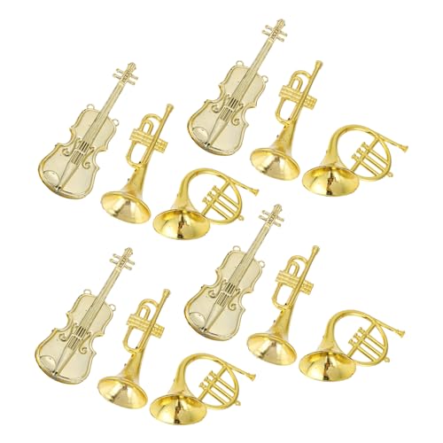 ifundom Girlande Violine Weihnachtsbaum Dekoration 12 Stücke Festival Home Decor Für Puppenhaus von ifundom