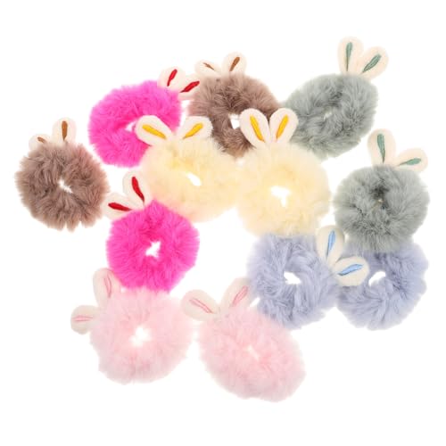 ifundom 12 Stücke Niedliche Babyhaarseile Plüsch-haarbänder Mit Kaninchenohren Für Kinder Weiche, Elastische Accessoires Für Kleinkinder, Mädchen Bunte, Pelzige Krawatten Für ifundom 12 Stücke Niedliche Babyhaarseile Plüsch-haarbänder Mit Kaninchenohren Für Kinder Weiche, Elastische Accessoires Für Kleinkinder, Mädchen Bunte, Pelzige Krawatten Für von ifundom