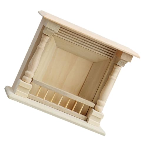 ifundom 12 Unvollendetes DIY öbelstück Für Miniatur Szenen Kleine Wohnaccessoires Für Puppenhaus Dekoration Und Spielzeuggestaltung von ifundom