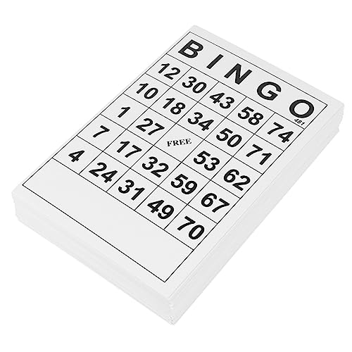 ifundom 120St Bingo-Karten Bingo familienspiele brettspiel Spielkarten für Events Bingo Zubehör Karten für Pokerspiele Lanyard Lanyard Bingo-Papier interessantes Bingospiel Weiß ifundom 120St Bingo-Karten Bingo familienspiele brettspiel Spielkarten für Events Bingo Zubehör Karten für Pokerspiele Lanyard Lanyard Bingo-Papier interessantes Bingospiel Weiß von ifundom