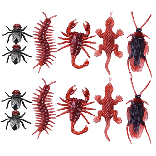 ifundom 125 Stück zum Aprilscherz verrückt Streich Gecko gefälscht Funny Gadgets witzige Gadgets lustig Funny Present Aprilscherz realistische Fehler Brown von ifundom