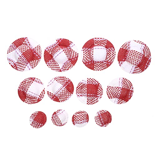 ifundom 12 Stücke Mini Gestreiften Hut Spielzeug Puppe Hut Zubehör Sicher Papier ifundom 12 Stücke Mini Gestreiften Hut Spielzeug Puppe Hut Zubehör Sicher Papier von ifundom