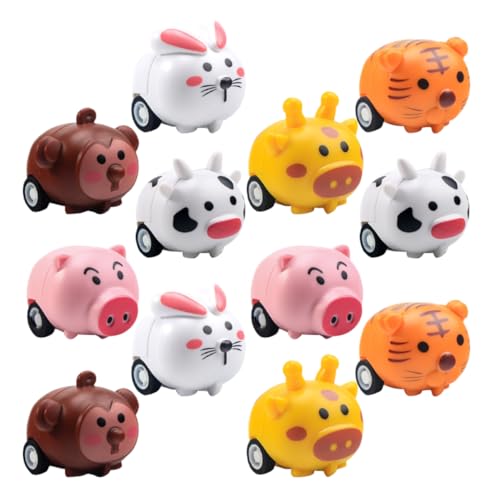 ifundom 12stücke Rückziehspielzeugautos Miniaturfahrzeuge Mit Niedlichen Tierdesigns Als Partygeschenke Für Kleinkinder Jungen Und Mädchen Fördern Kreatives Spiel Und Teamarbeit ifundom 12stücke Rückziehspielzeugautos Miniaturfahrzeuge Mit Niedlichen Tierdesigns Als Partygeschenke Für Kleinkinder Jungen Und Mädchen Fördern Kreatives Spiel Und Teamarbeit von ifundom