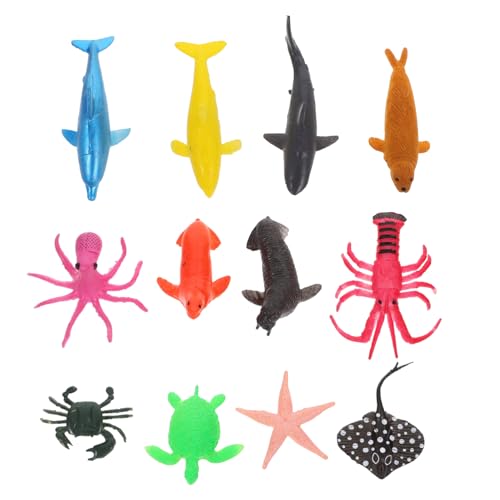 ifundom 12Stücke Realistische Meerestierfiguren Lebensechte Simulation von Fischen und Meeresbewohnern für Aquarien Dekoration und Lernspielzeug für Pflegeleicht und Langlebig ifundom 12Stücke Realistische Meerestierfiguren Lebensechte Simulation von Fischen und Meeresbewohnern für Aquarien Dekoration und Lernspielzeug für Pflegeleicht und Langlebig von ifundom