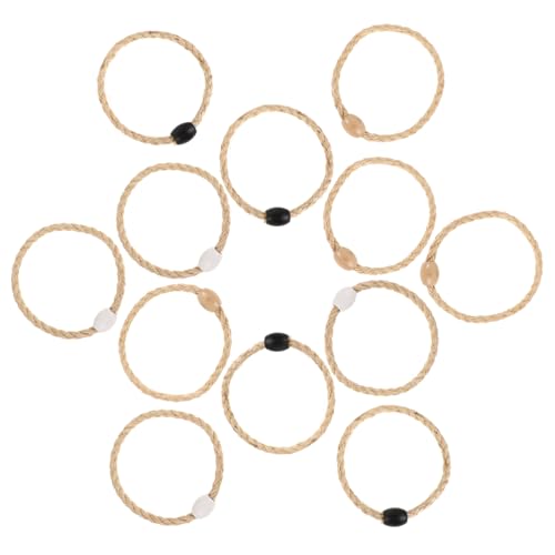 ifundom 12Stücke Wurfspiel Set Ringwurfspiel für Außenbereich Tragbares Seil Ring Spiel für Erwachsene für Gras und Interaktive Familienspiele von ifundom
