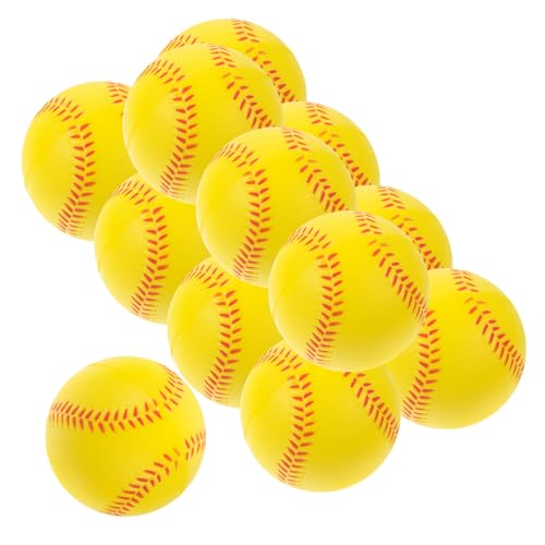 ifundom Elastische Weiche Pu-Baseballs 12er-Pack Training Für Kinder Verfolgungsspiele Reliefspielzeug von ifundom