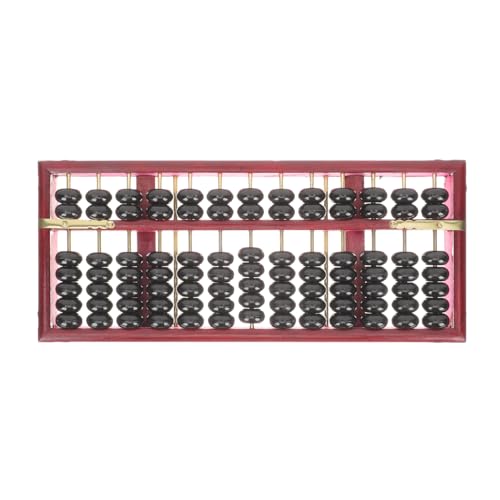 ifundom Spielzeug Zur Gehirnentwicklung Vintage-abakus Für Jungen Und Mädchen Retro-Stil 13 Perlen Japanischer Abakus Roter Rahmen Pädagogisches Werkzeug ifundom Spielzeug Zur Gehirnentwicklung Vintage-abakus Für Jungen Und Mädchen Retro-Stil 13 Perlen Japanischer Abakus Roter Rahmen Pädagogisches Werkzeug von ifundom