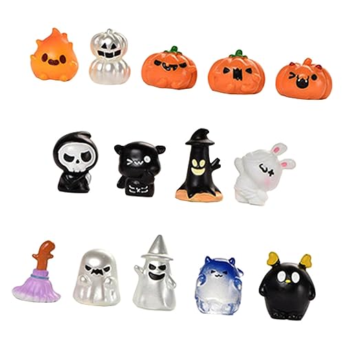 ifundom Halloween-Miniatur-skelettfiguren 14 Einzigartige Harzdekorationen Für Zuhause von ifundom
