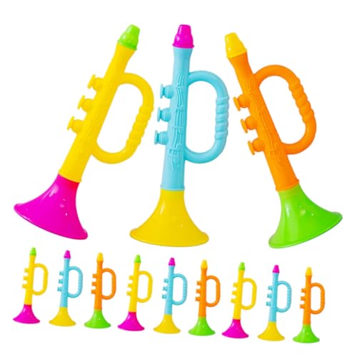 ifundom 14 Stück Trompete musikinstrumente Musikinstrument Fussball Fanartikel musikalisches tragbares Hornspielzeug Trompetenspielzeug Party-Horn Plastik ifundom 14 Stück Trompete musikinstrumente Musikinstrument Fussball Fanartikel musikalisches tragbares Hornspielzeug Trompetenspielzeug Party-Horn Plastik von ifundom