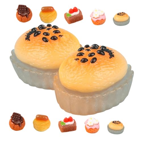 ifundom Torten Deko Mini Dessert Kuchen Modell Deko Realistische Miniatur Torten Für Puppenhaus Und Küchenszenen Perfekte Verzierung Für Feiern Und Anlässe Tortendeko Firmung von ifundom