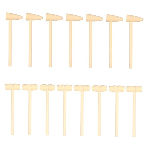 ifundom 15 Stück Minihammer Kleinkind Kleiner Hammer Für Holzhammer Mini-hämmer Hölzern ifundom 15 Stück Minihammer Kleinkind Kleiner Hammer Für Holzhammer Mini-hämmer Hölzern von ifundom